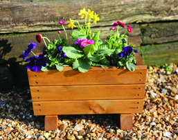 Wooden Trough Planter - Wisley